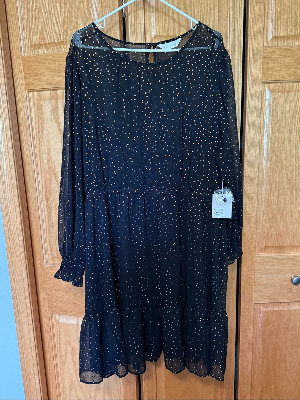 LC Lauren Conrad | Pleat Neck Mini Party Dress, 3X - Picture 2 of 3